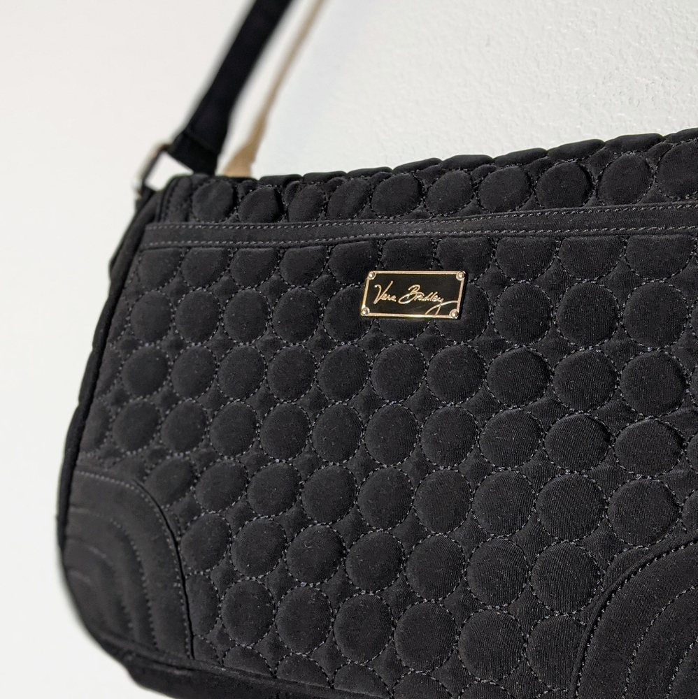 Vera Bradley | Quilted Shoulder Bag - Black
